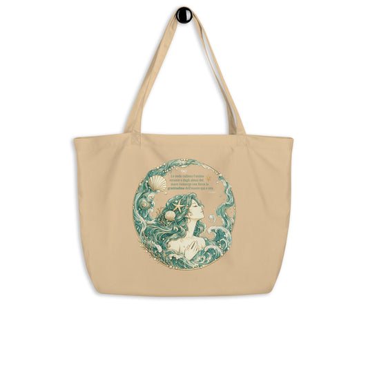 Tote Bag Grande Bio — Sirena della Gratitudine