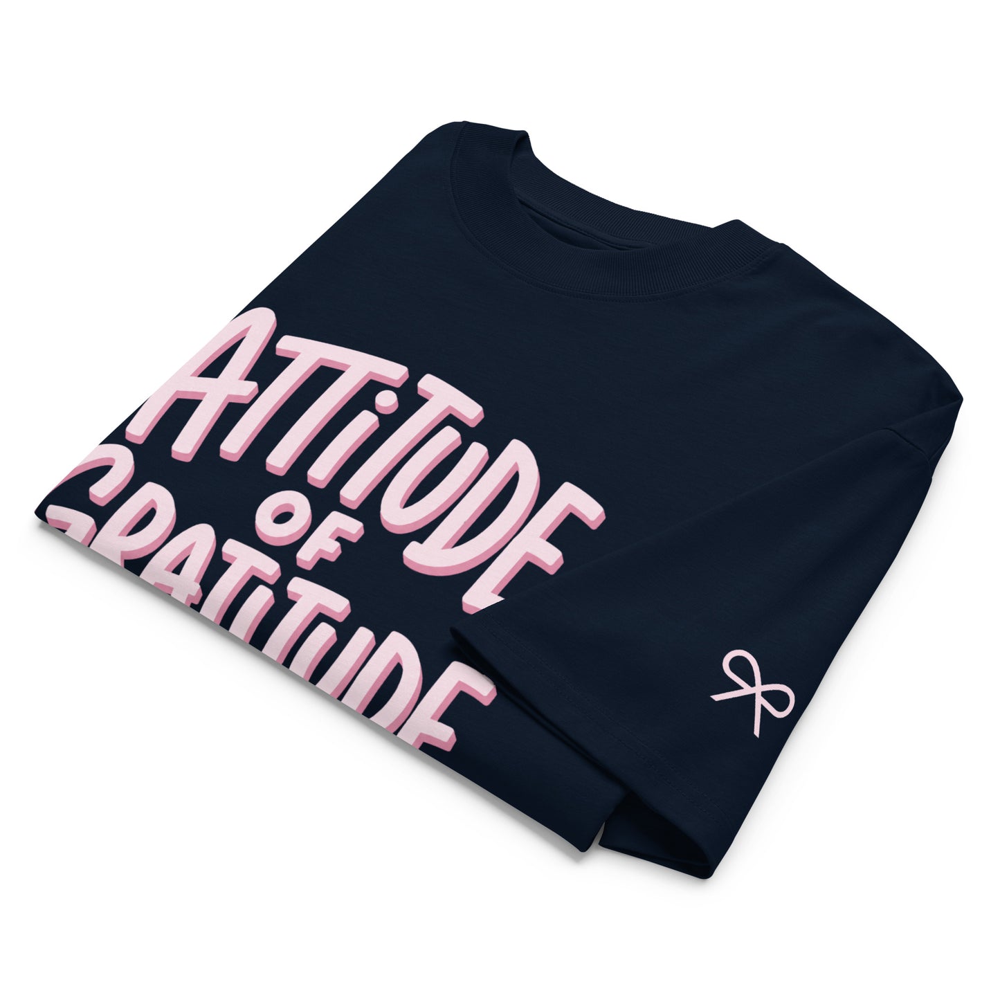T-Shirt Organica Oversize — Collo Alto